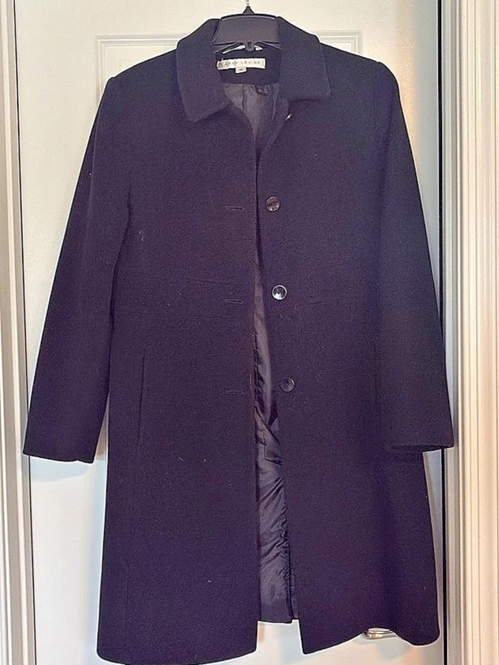 Larry Levine Women's Wool Blend Coat Size 12 Like New